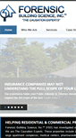 Mobile Screenshot of forensicbuildingscience.com